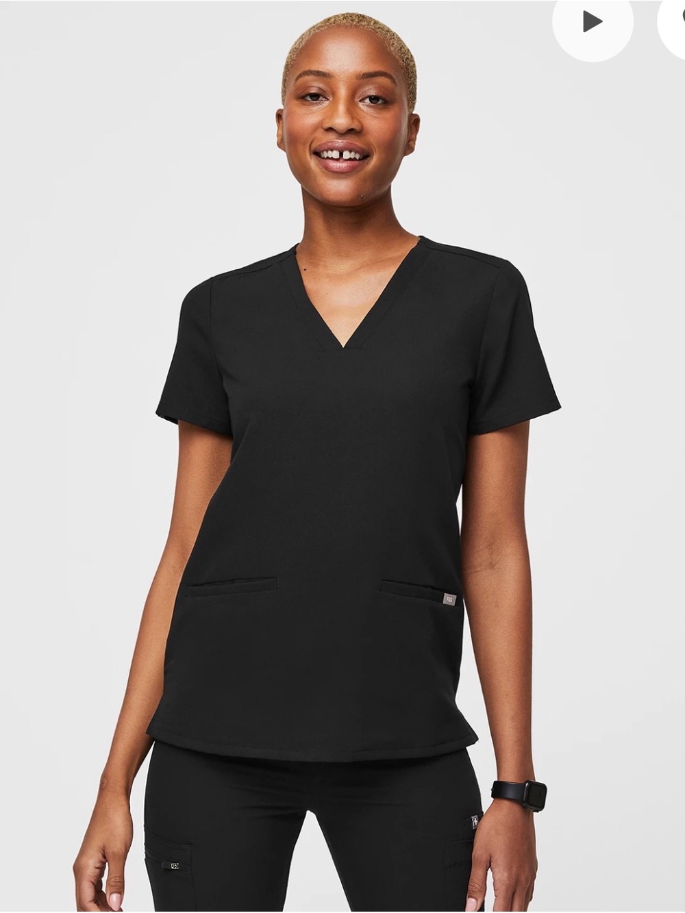 Women’s Figs V-Neck Scrub Top